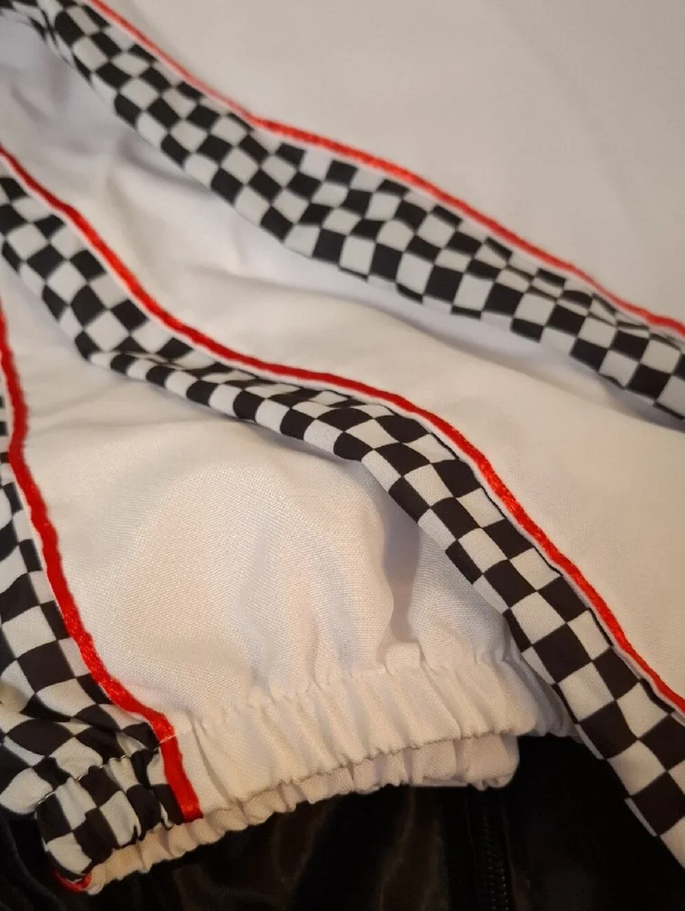 Dress Up America Kids Race Car Driver Costume - Black & Red
